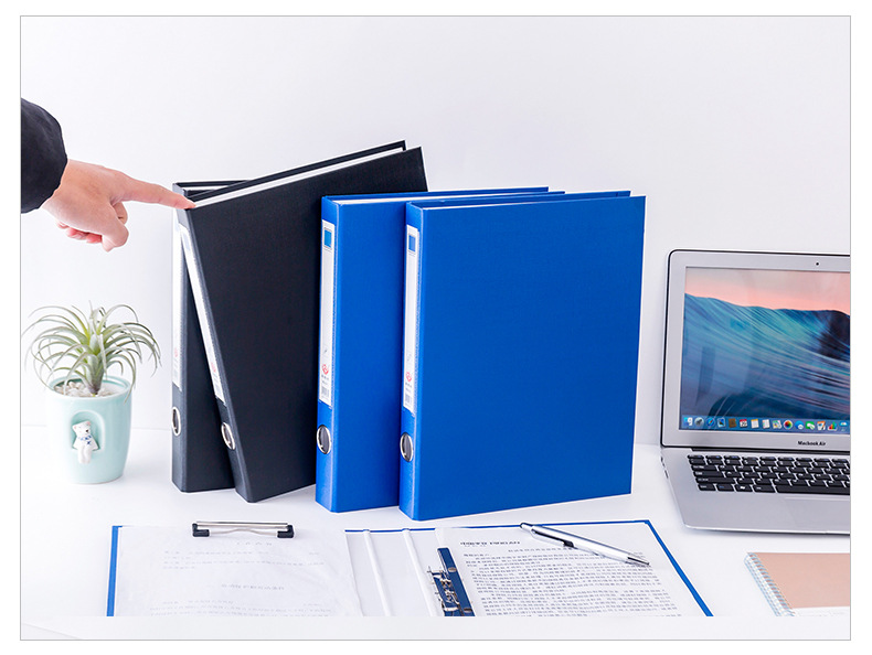 Office Stationery File Organize Folders 1.5-Inch Cardboard Folder Punch Contract Folder D-Type Loose-Leaf Binder Office Stationery File Organize Folders 1.5-Inch Cardboard Folder Punch Contract Folder D-Type Loose-Leaf Binder
