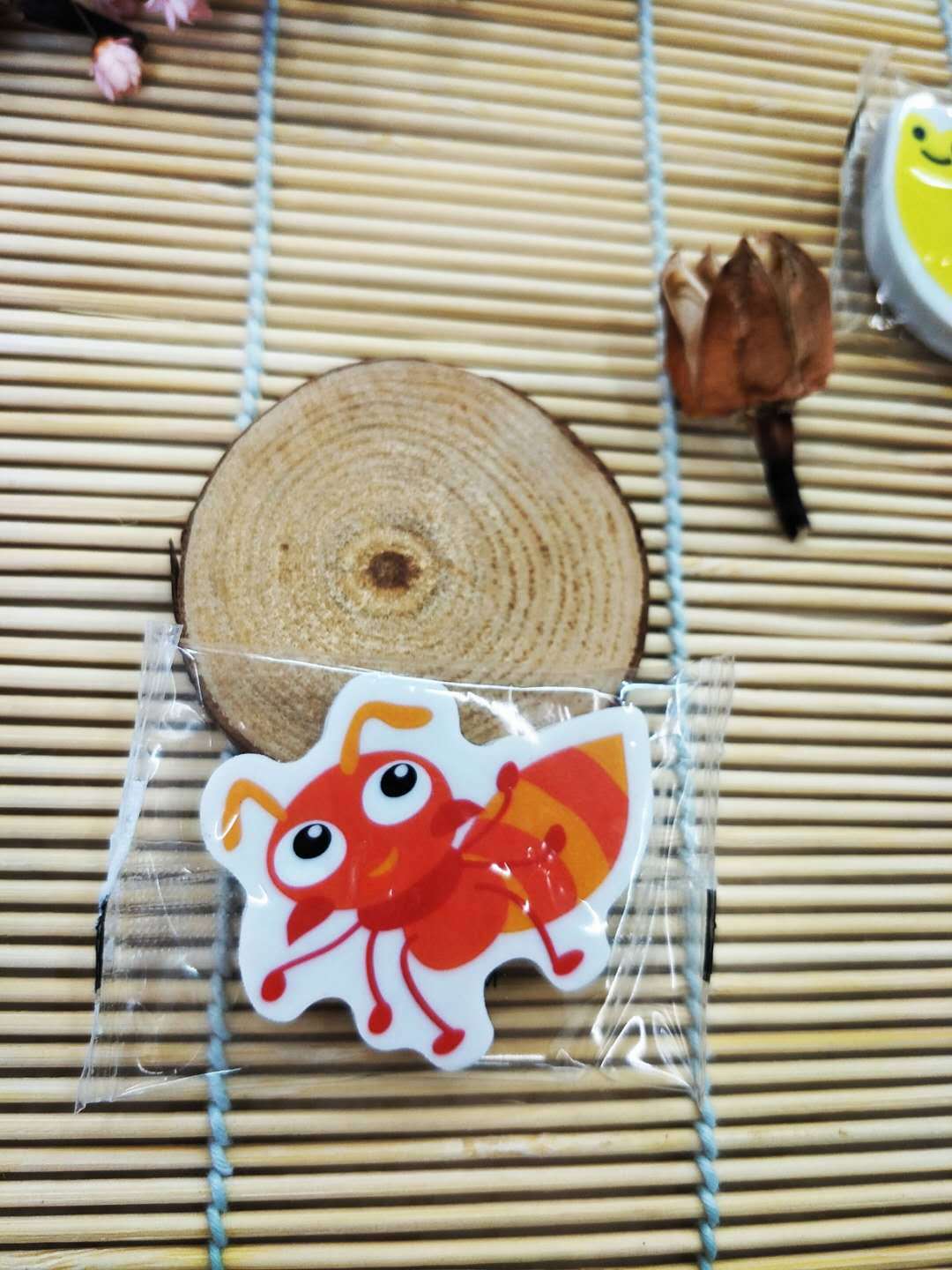 Animal Cartoon Flat Eraser Cute Rubber Primary School Student School Supplies Stationery Wholesale
