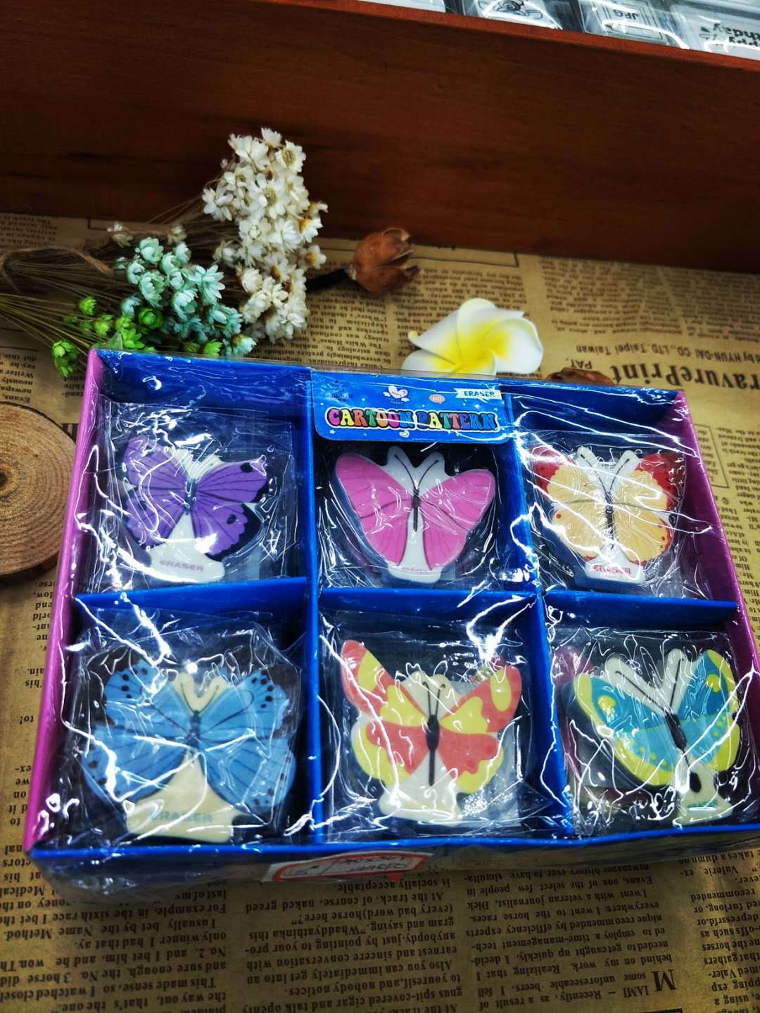 Animal Butterfly Cartoon Plane Eraser Cute Rubber Student School Supplies Stationery Wholesale Modification