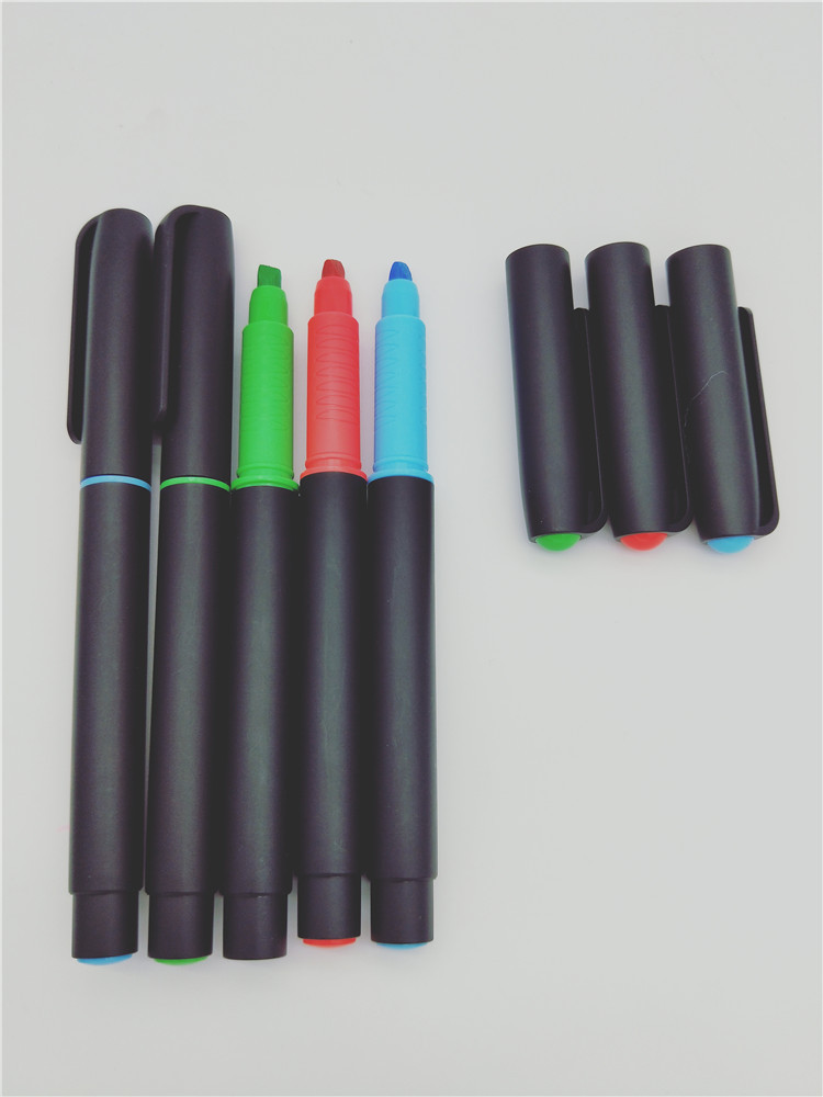 Cf-4724 professional advertising custom LOGO wholesale custom candy highlighter color solid marker pen
