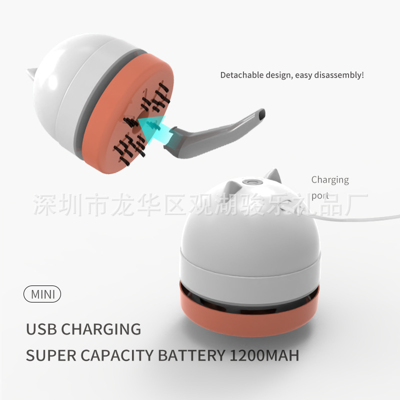Mini Desktop Dust Collector Student Electric Suction Eraser Chip Machine Children Cleaning Desk Pencil Keyboard Cleaner