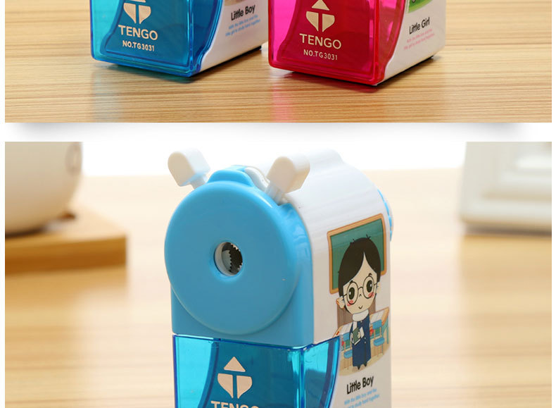 New children's school supplies direct sale tenggao 3031 prince and princess hand pencil sharpener sharpener pensharpener