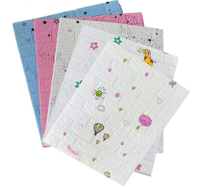 Wholesale 3D Wall Self-Adhesive Sticker Wall Stickers Cartoon Wall Self-Adhesive Sticker Wall Stickers  Wallpaper