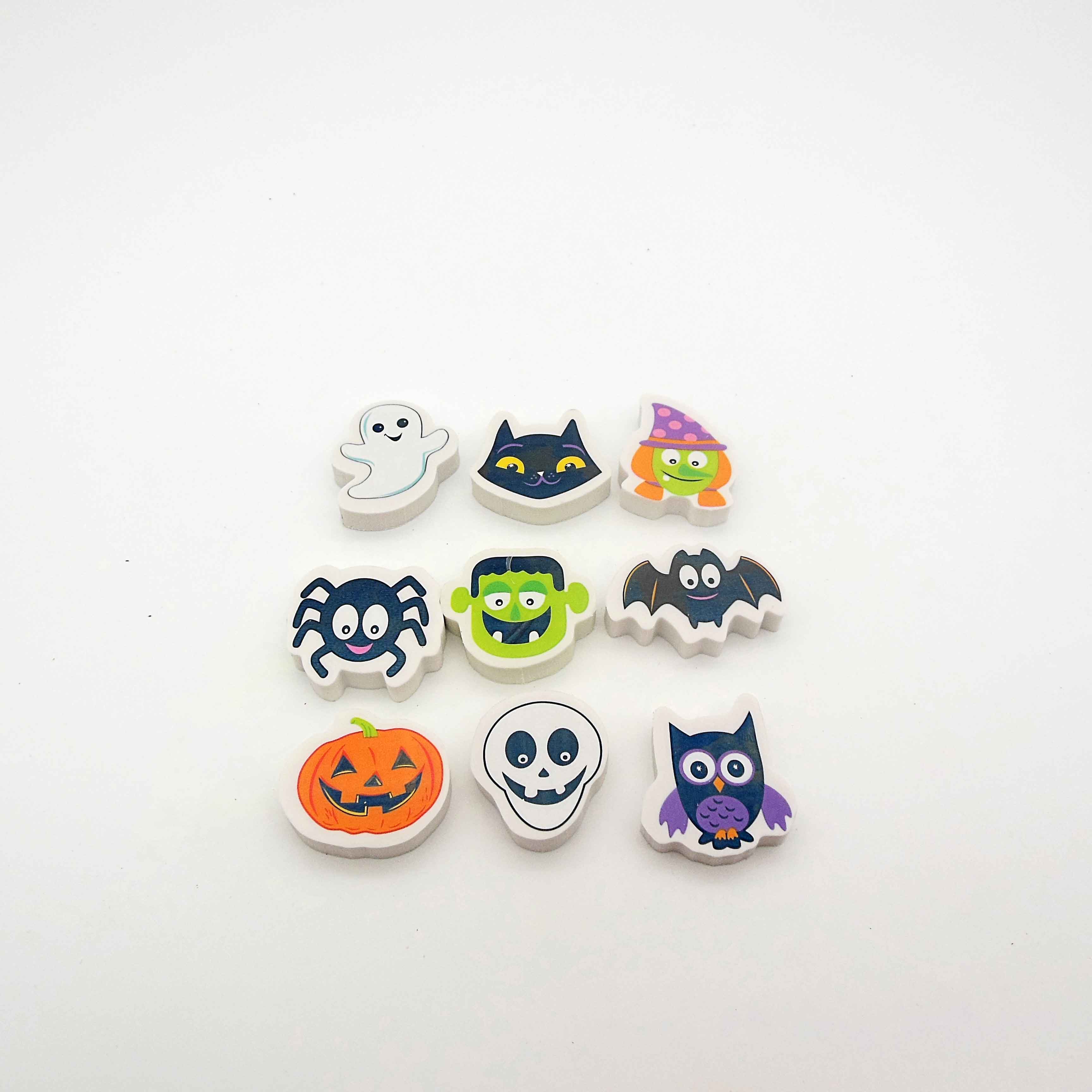 Nine Halloween Thermal transfer eraser set