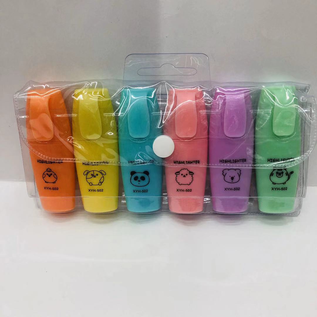 Mini candy colored highlighter macaron light Mimi marker Mini candy colored highlighter macaron light Mimi marker