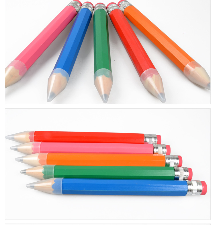 New strange strange arts 35cm color thick pole oversized pencil toys for children