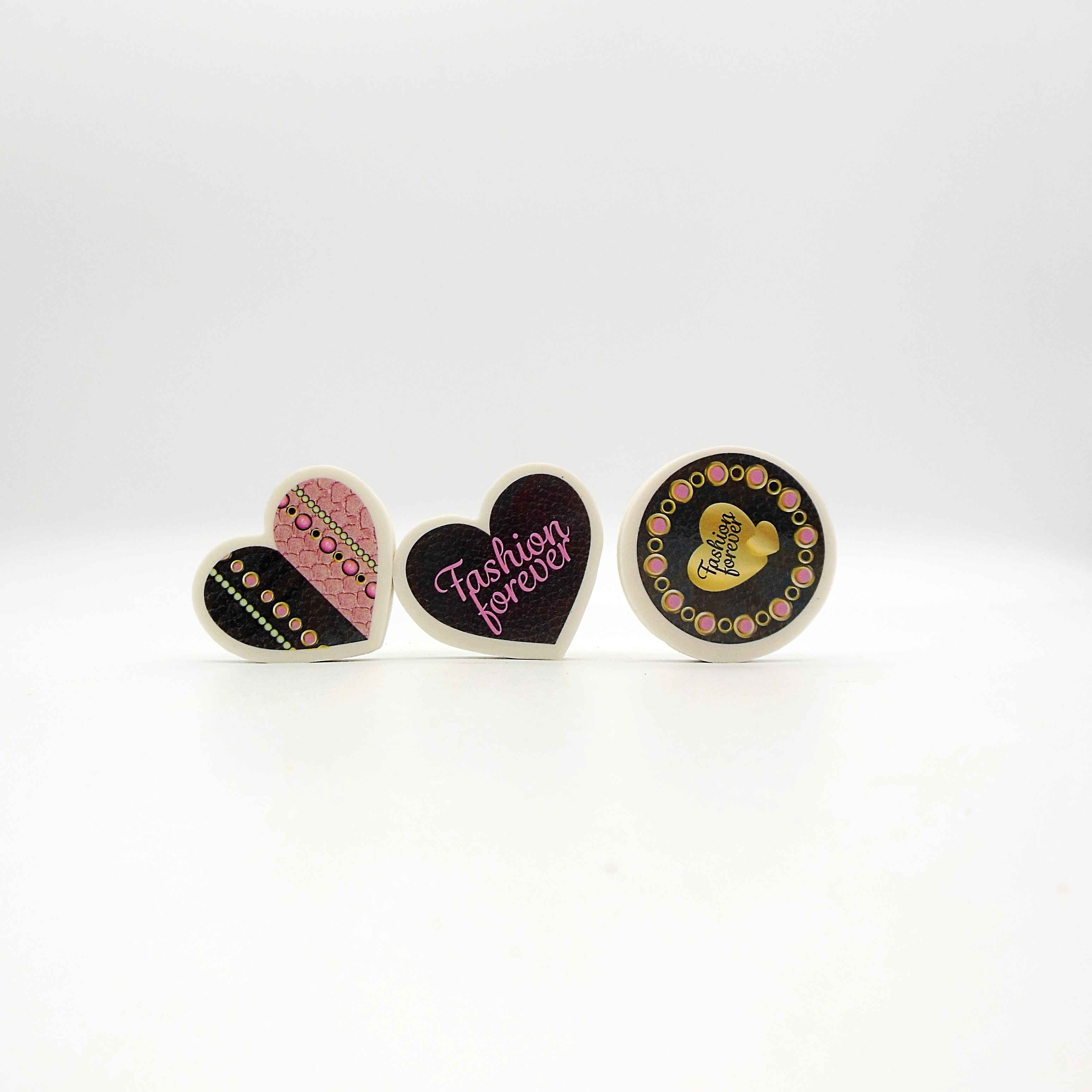 Five girls series Thermal transfer eraser set