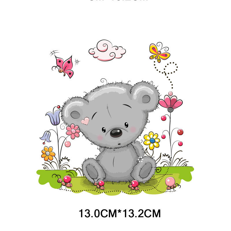 Cartoon Animal Pattern Children Clothes Sticker Patch Thermal Transfer Stickers Offset Heat Transfer Clothing Printing Decorative Sticker Cartoon Animal Pattern Children Clothes Sticker Patch Thermal Transfer Stickers Offset Heat Transfer Clothing Printing Decorative Sticker