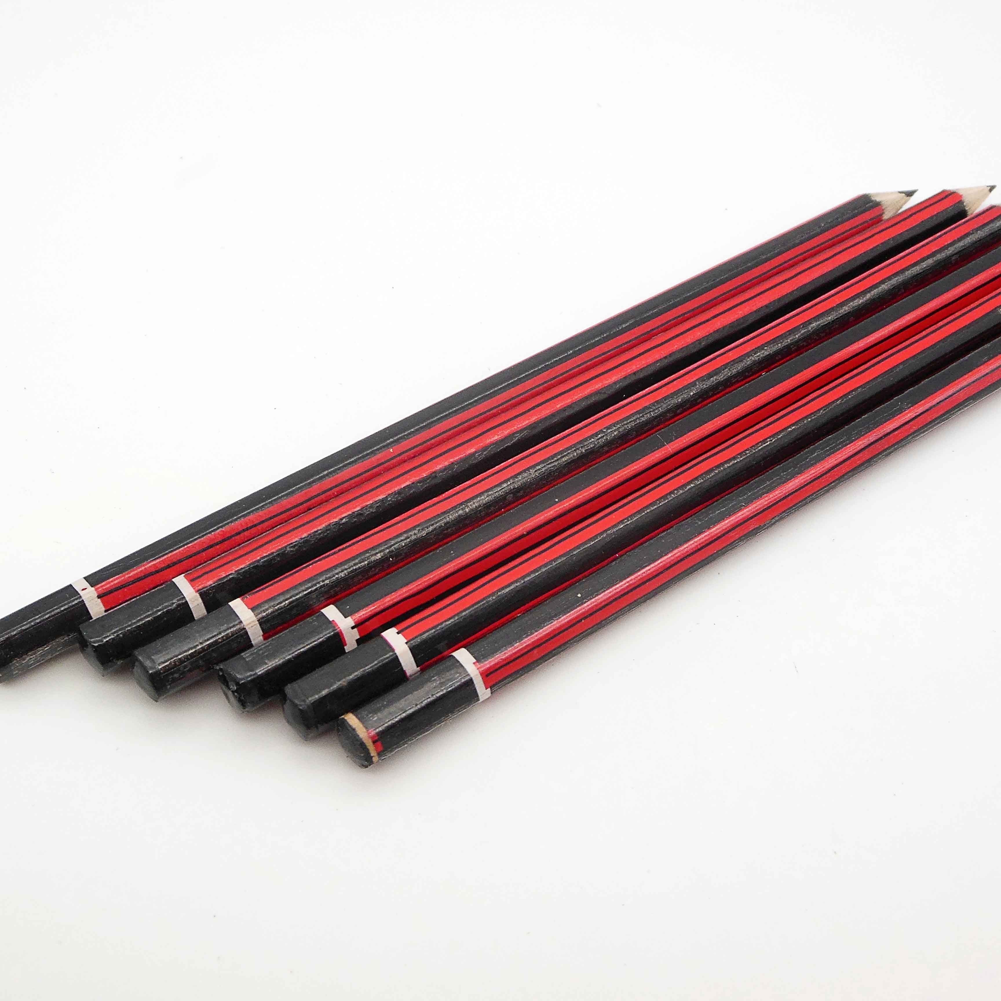six pencil with one office eraser one Pencil sharpener set