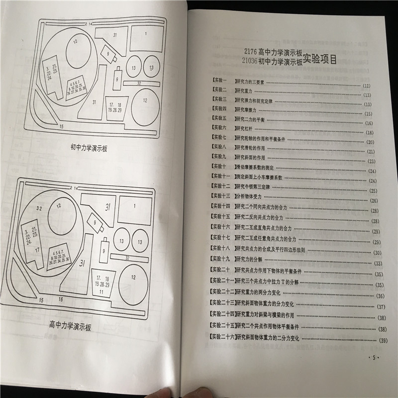 Teaching equipment manufacturer yihan 21036 junior middle school mechanical demonstration board physical mechanics