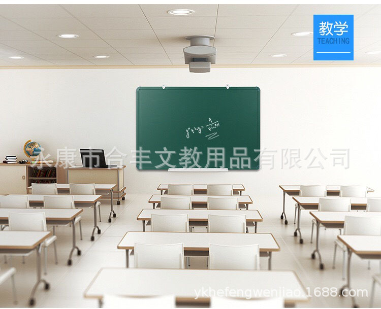 Anjiya office teaching whiteboard green board blackboard writing board message board cork manufacturers direct
