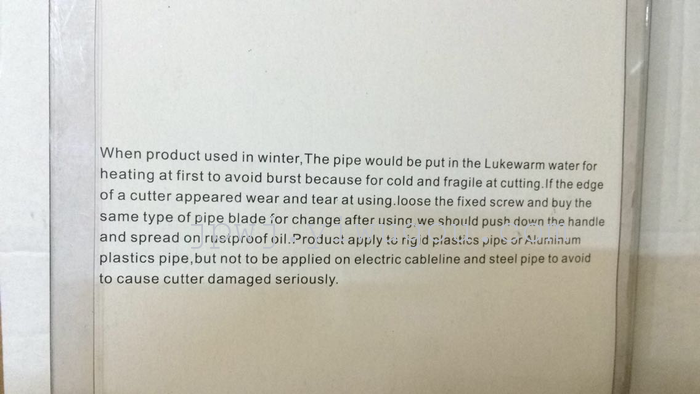 Automatic cutter PVC pipe cutter pipe plastic pipe, alloy steel scissors