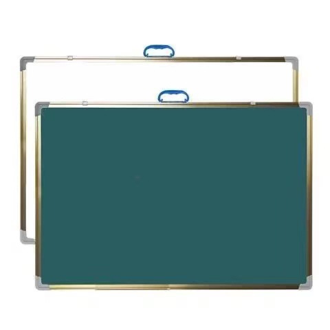 Double-Sided Office Whiteboard Magnetic Painting Green Chalkboard Teaching Writing Board Aluminum Edge Blackboard Hanging Message Board