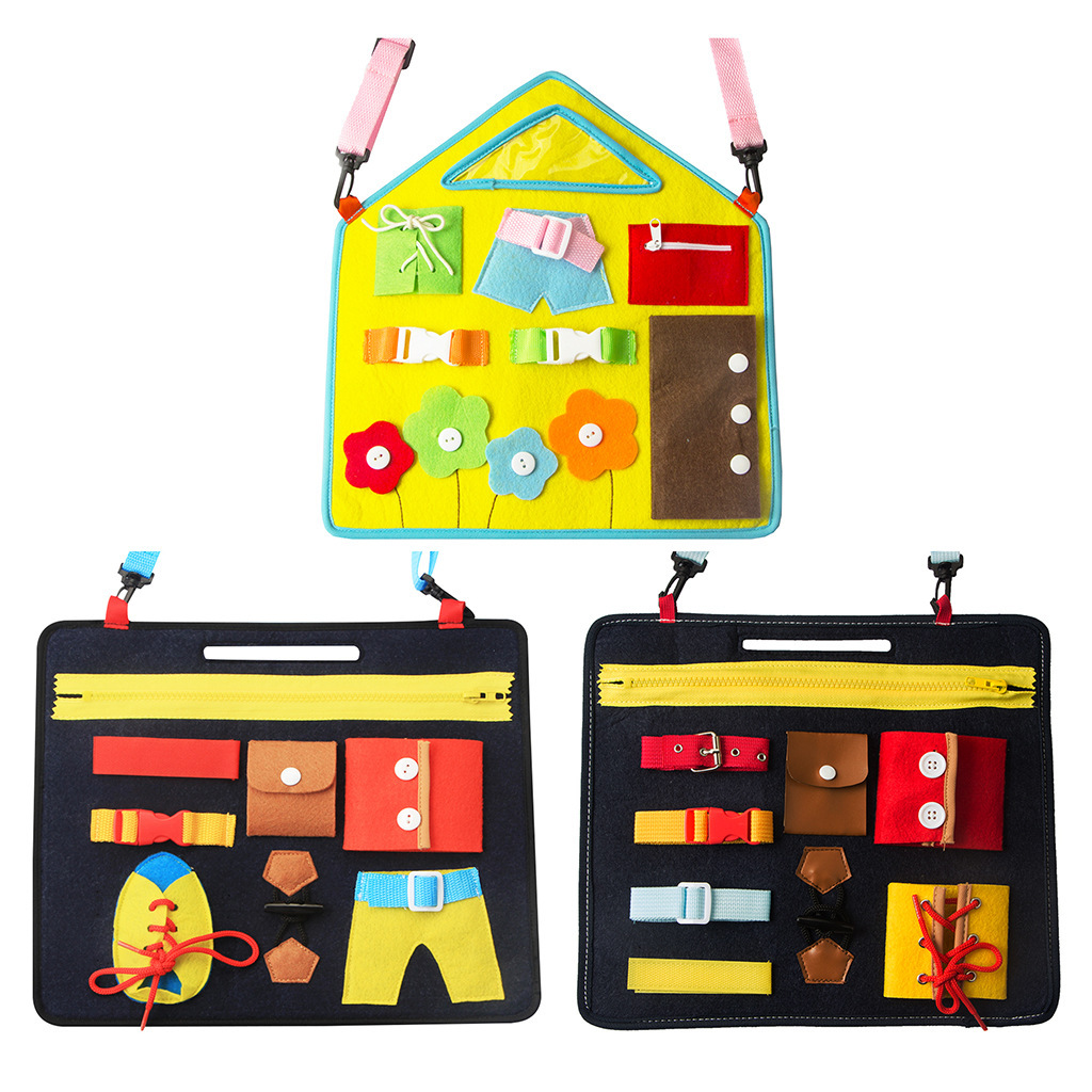 Baby Learning Dressing Release Buckle Zipper Learning Board Children&#039;s Early Teaching Props