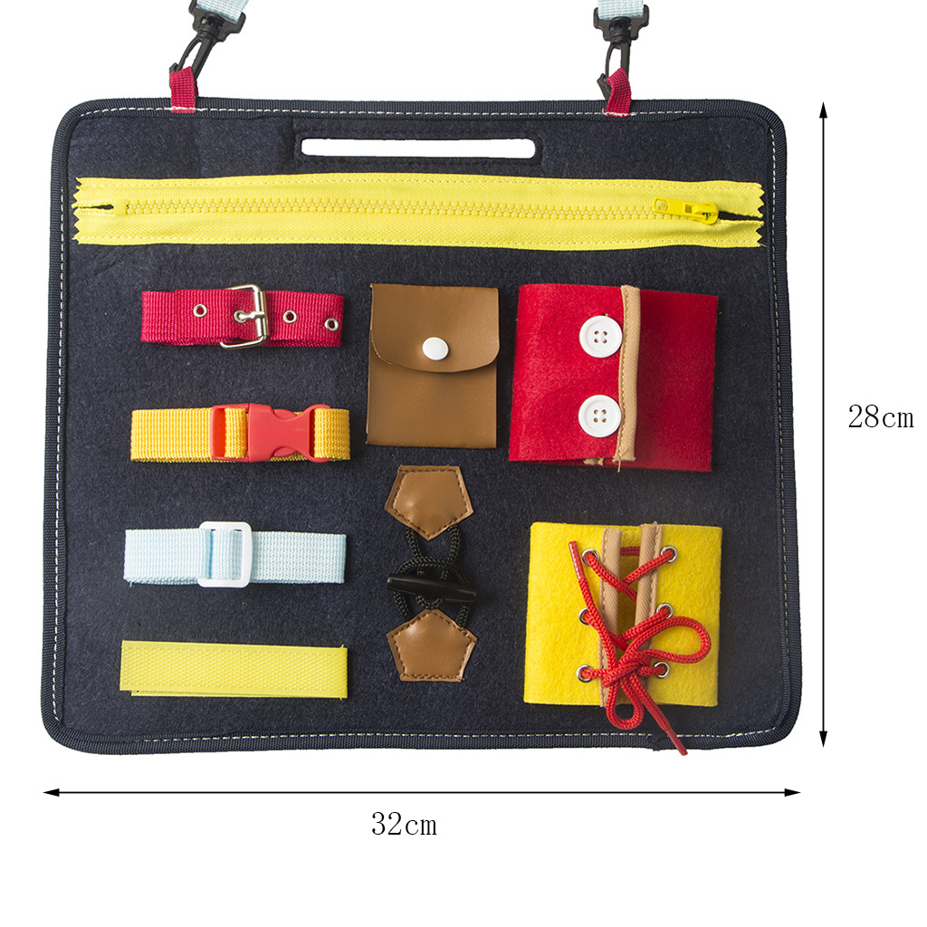 Baby Learning Dressing Release Buckle Zipper Learning Board Children's Early Teaching Props