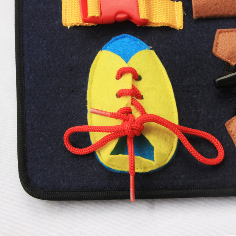 Baby Learning Dressing Release Buckle Zipper Learning Board Children's Early Teaching Props