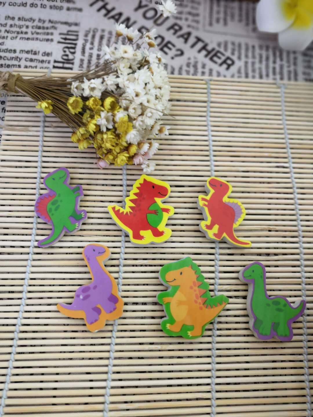 Creative Cute Cartoon Dinosaur Eraser Student School Supplies Eraser Factory Direct Sales