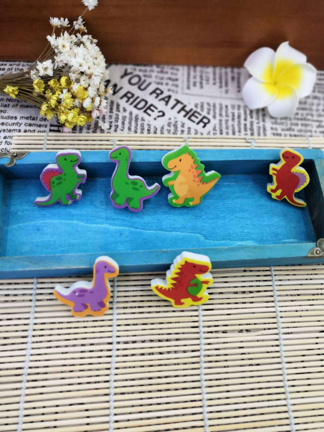 Creative Cute Cartoon Dinosaur Eraser Student School Supplies Eraser Factory Direct Sales