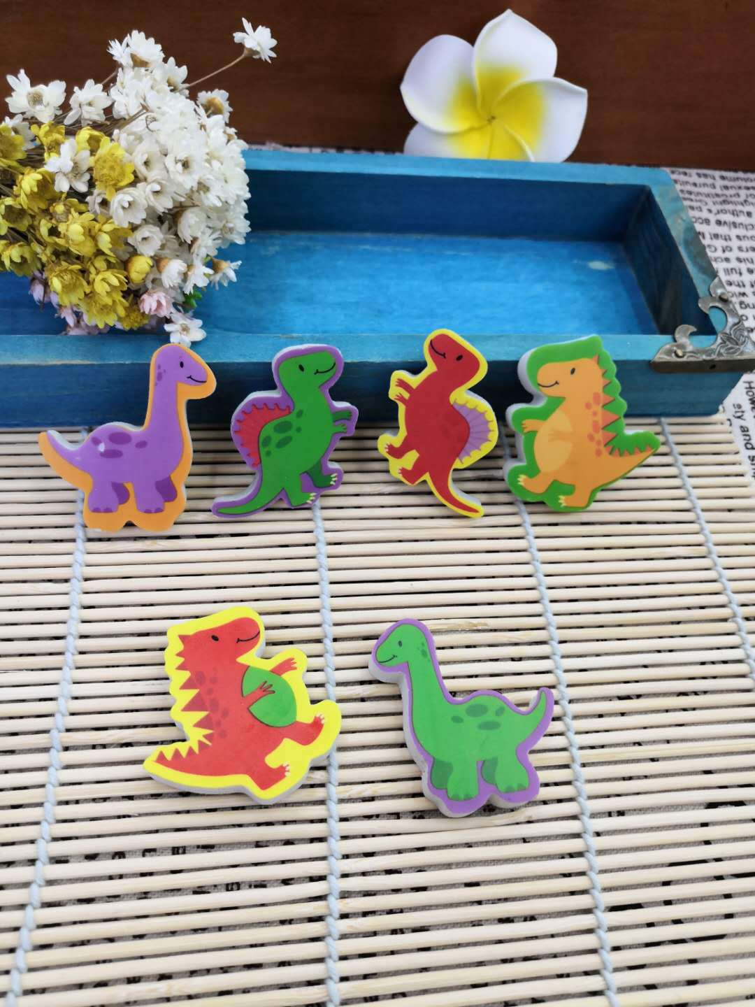 Creative Cute Cartoon Dinosaur Eraser Student School Supplies Eraser Factory Direct Sales