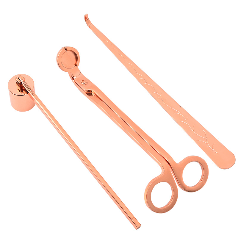 Aromatherapy Candle Tool Three Pieces 4 PCs Set Candle Bell Candle Cutter Candle Hook Candle Extinction Cover Factory Direct Supply