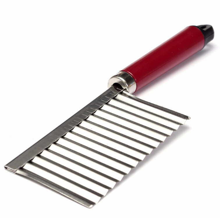 Cut the potatoes wavy potato strip cutter knife kitchen gadget new exotic products Cut the potatoes wavy potato strip cutter knife kitchen gadget new exotic products