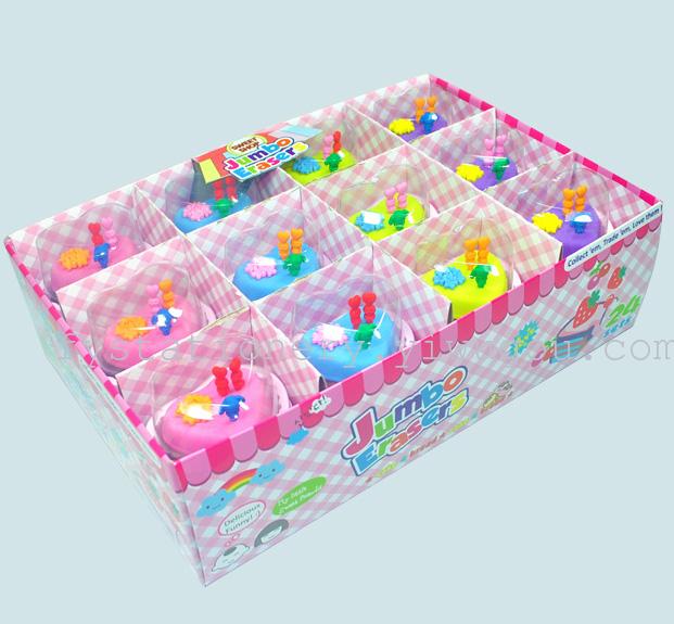 Creative gifts love cake Eraser Eraser factory outlets can be customized