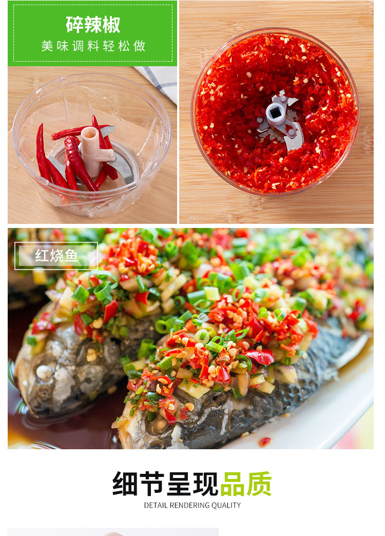 Kitchen Multi-Function Hand-Pulled Meat Grinder Household Chopper Vegetable Cutter Kitchen Dumpling Stuffing Meat Chopper Pull Garlic Masher Kitchen Multi-Function Hand-Pulled Meat Grinder Household Chopper Vegetable Cutter Kitchen Dumpling Stuffing Meat Chopper Pull Garlic Masher