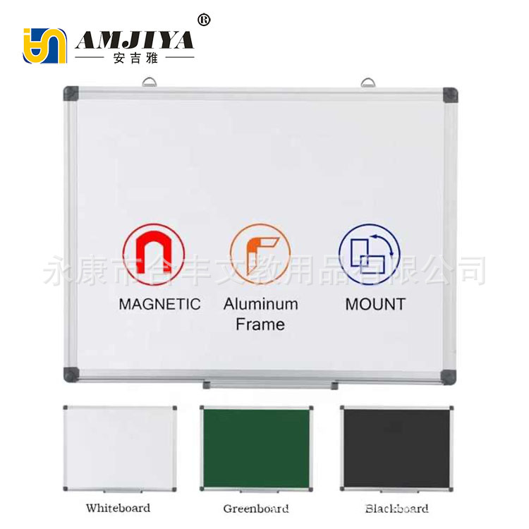 Anjiya office teaching whiteboard green board blackboard writing board message board cork manufacturers direct