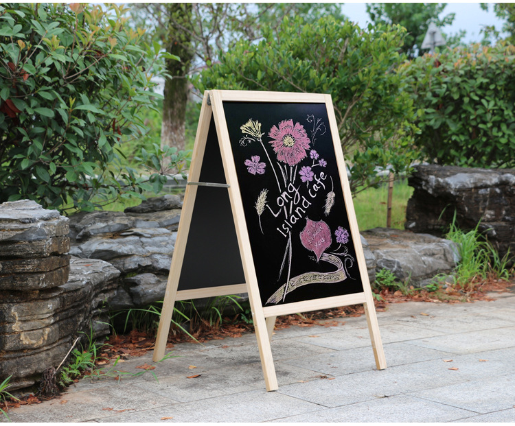 Children's Double-Sided Magnetic Drawing Board Teaching Office Home Blackboard Advertising Creative Shop Vertical Bracket Whiteboard