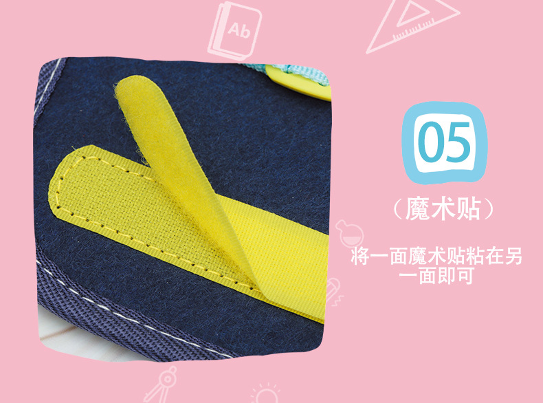 Montessori Clothes Bag Teaching Aids Busy Board Storage Children's Educational Fine Motor Training Early Education Kindergarten Toys