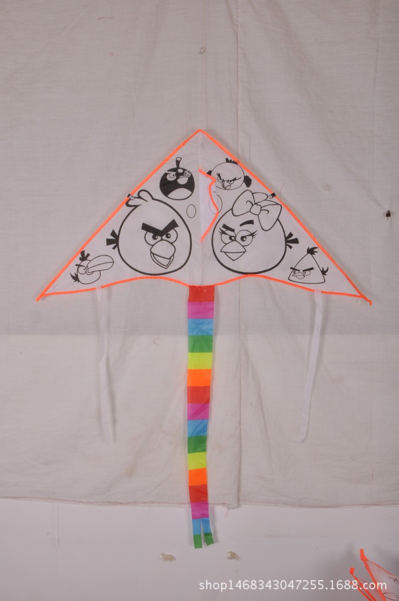 Weifang Children's Painting Kite Handmade DIY Teaching Blank Kite Full Set of Line Board Paint 42 Patterns Mixed Hair