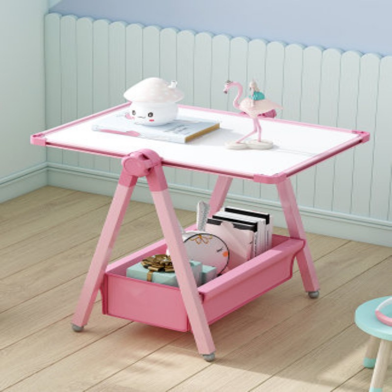 Small Blackboard Home Teaching Children&#039;s Drawing Board Magnetic Bracket Doodle Board Dust-Free Easel Erasable Baby Whiteboard