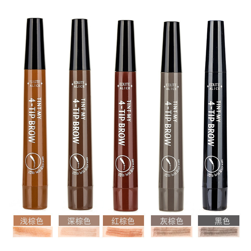 Fork Eyebrow Pencil Liquid Eyebrow Pencil Paw Eyebrow Pencil Liquid Eyebrow Pencil Waterproof Not Smudge Eyebrow Pencil