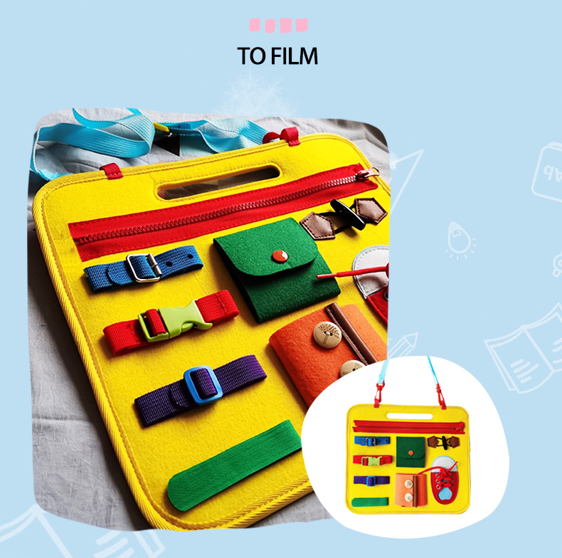 Dressing Learning Board Infant Early Education Cloth Book Children's Educational Toys Kindergarten Montessori Teaching Aids Amazon Supply Dressing Learning Board Infant Early Education Cloth Book Children's Educational Toys Kindergarten Montessori Teaching Aids Amazon Supply