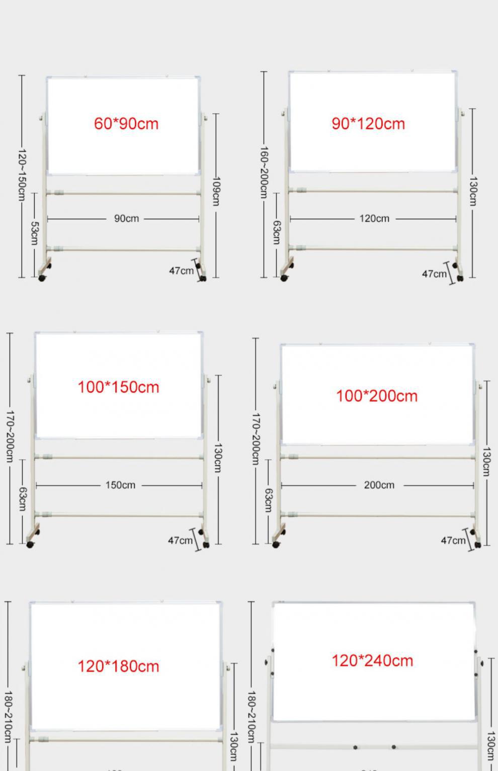 Whiteboard Writing Board Bracket Mobile Blackboard Shelf Commercial Office Children Small Blackboard Home Teaching Day Shift Double Whiteboard Writing Board Bracket Mobile Blackboard Shelf Commercial Office Children Small Blackboard Home Teaching Day Shift Double