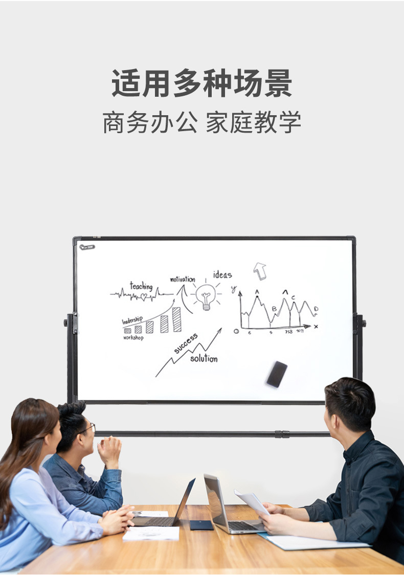 Whiteboard Writing Board Bracket Mobile Blackboard Shelf Commercial Office Children Small Blackboard Home Teaching Day Shift Double Whiteboard Writing Board Bracket Mobile Blackboard Shelf Commercial Office Children Small Blackboard Home Teaching Day Shift Double