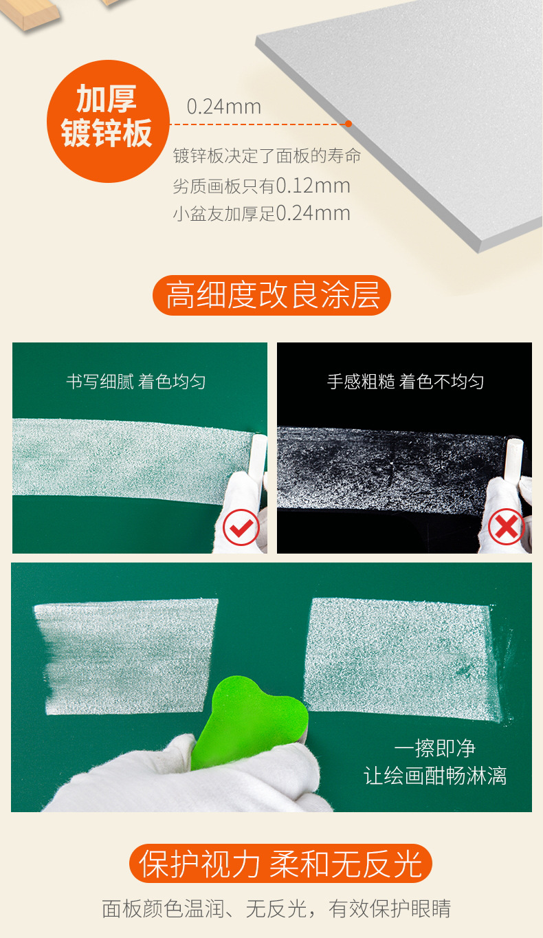 New Dust-Free Drawing Board Children's Wooden Drawing Board Easel Home Teaching Writing Green Chalkboard Board Solid Wood Small Blackboard New Dust-Free Drawing Board Children's Wooden Drawing Board Easel Home Teaching Writing Green Chalkboard Board Solid Wood Small Blackboard