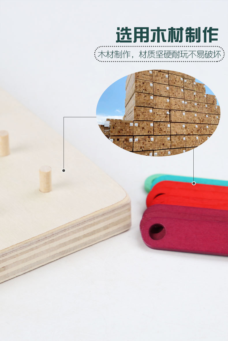 Wooden Nail Board Teaching Aids Cross-Border Montessori Creative Geometry Nail Board Puzzle Kindergarten Early Childhood Educational Toys Wholesale Wooden Nail Board Teaching Aids Cross-Border Montessori Creative Geometry Nail Board Puzzle Kindergarten Early Childhood Educational Toys Wholesale
