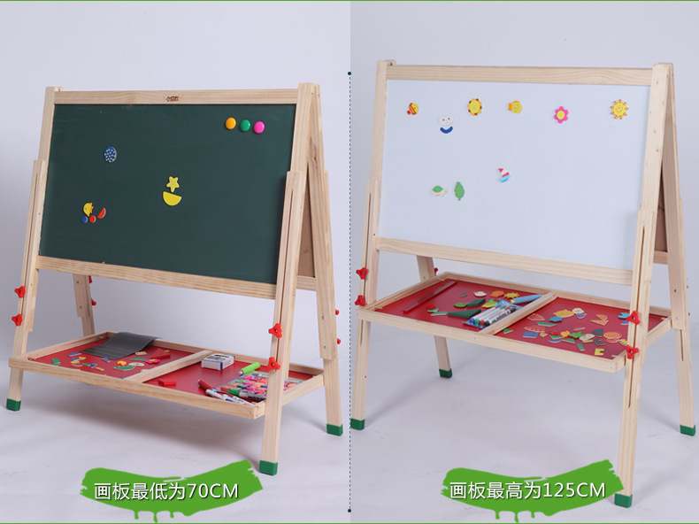 Extra Large Dust-Free Wooden Drawing Board Small Blackboard Adjustable Kindergarten Home Teaching Graffiti Drawing Children's Drawing Board Extra Large Dust-Free Wooden Drawing Board Small Blackboard Adjustable Kindergarten Home Teaching Graffiti Drawing Children's Drawing Board