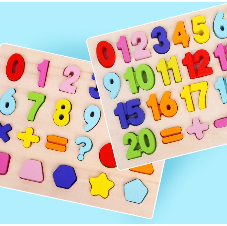 Kindergarten Wooden Three-Dimensional Digital Letters Grab Board Children's Early Education Educational Toys Baby Puzzle Teaching Aids Kindergarten Wooden Three-Dimensional Digital Letters Grab Board Children's Early Education Educational Toys Baby Puzzle Teaching Aids