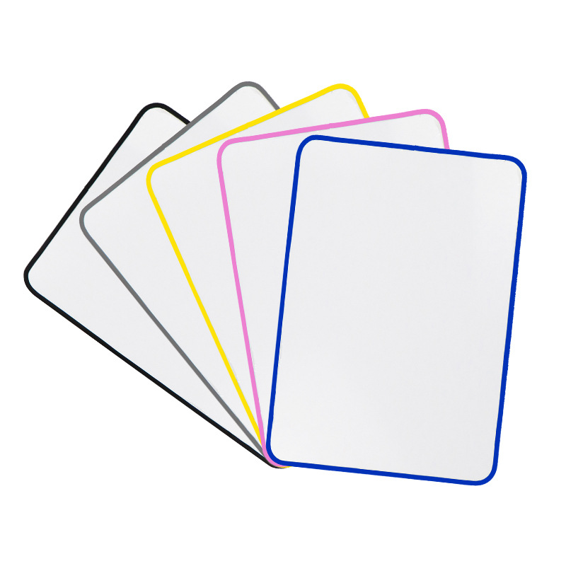 Double-Sided Magnetic Tiny Whiteboard Soft Edge A4 Office Event-Recording Message-Leaving Desktop Tiny Whiteboard Teaching Children Writing Drawing Board
