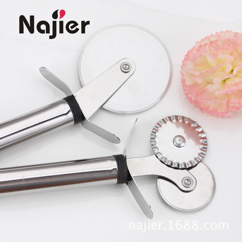 Stainless Steel Pizza Knife Pizza Cutter DIY Baking Tool Pizza Cutter Pizza Pizza Hob