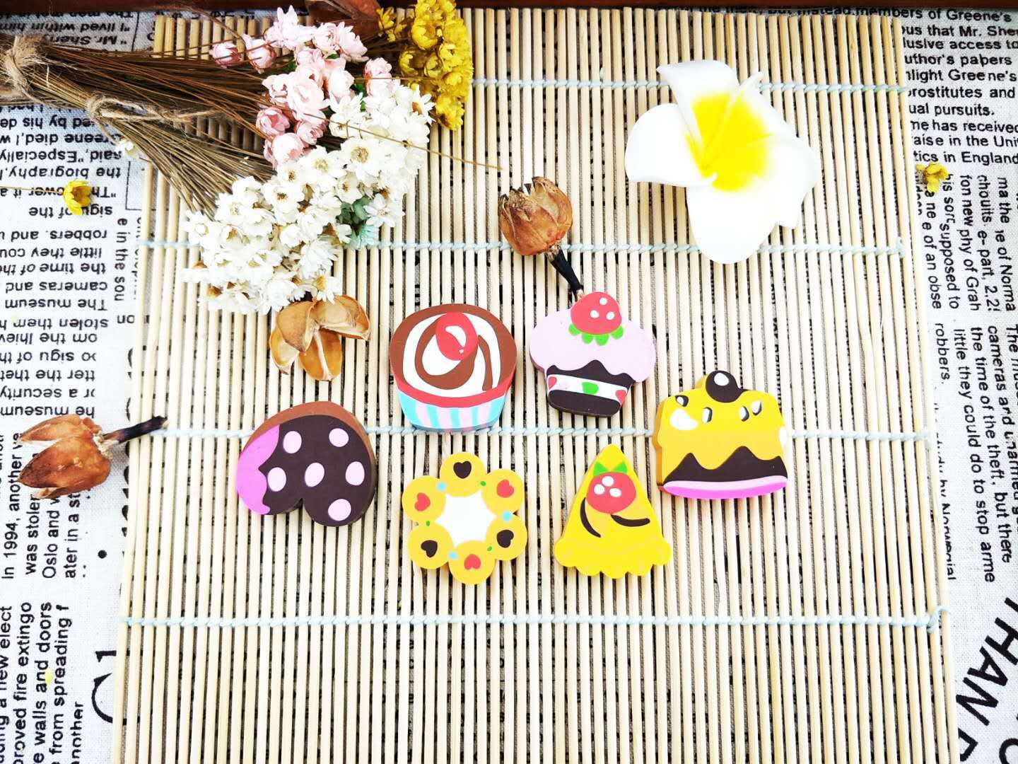 Korean Gift Box Cake Creative Eraser Cute Fashion Student Wholesale Prizes School Supplies