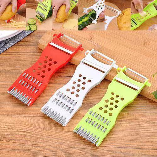 Functional Vegetable Cutter Shredded Potatoes Shredded Wipe Grater Multi-Chip Device Hand-Guard Shredded Turnip Strip Kitchen Tool