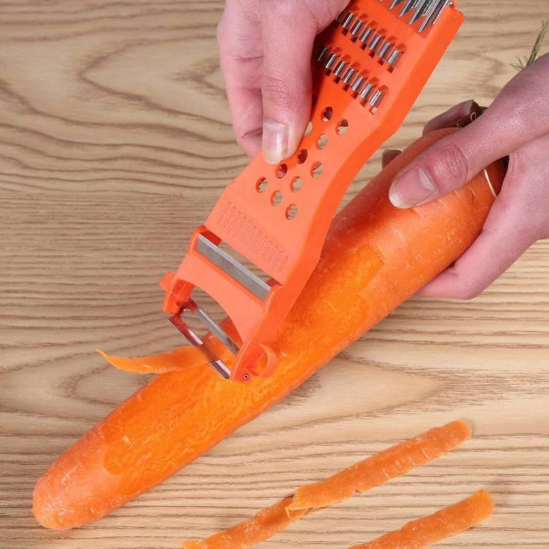 Functional Vegetable Cutter Shredded Potatoes Shredded Wipe Grater Multi-Chip Device Hand-Guard Shredded Turnip Strip Kitchen Tool Functional Vegetable Cutter Shredded Potatoes Shredded Wipe Grater Multi-Chip Device Hand-Guard Shredded Turnip Strip Kitchen Tool