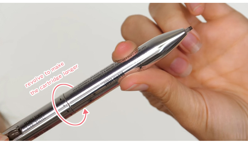 Beckisue Four-Color Rotating Ball Eyebrow Pencil Four-in-One Four-Core Eyebrow Pencil Eyebrow Pencil