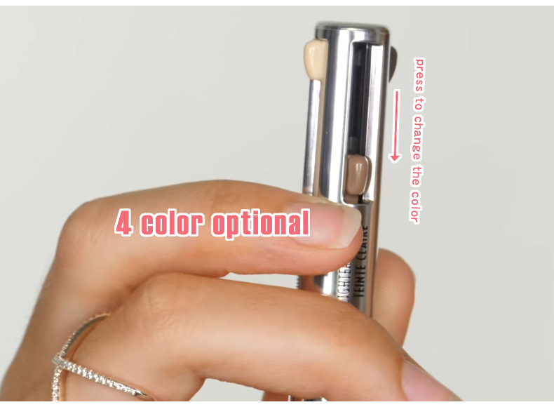 Beckisue Four-Color Rotating Ball Eyebrow Pencil Four-in-One Four-Core Eyebrow Pencil Eyebrow Pencil