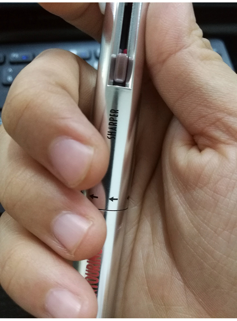 Beckisue Four-Color Rotating Ball Eyebrow Pencil Four-in-One Four-Core Eyebrow Pencil Eyebrow Pencil