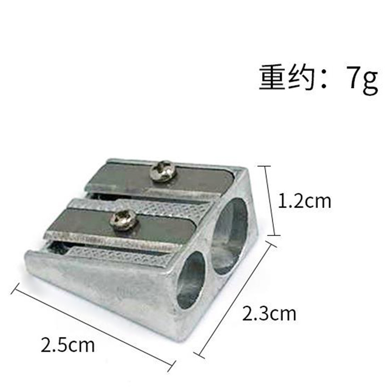 Creative zinc double hole bevel pencil sharpener pencil sharpener children mini pencil sharpener primary school manual pencil sharpener Creative zinc double hole bevel pencil sharpener pencil sharpener children mini pencil sharpener primary school manual pencil sharpener