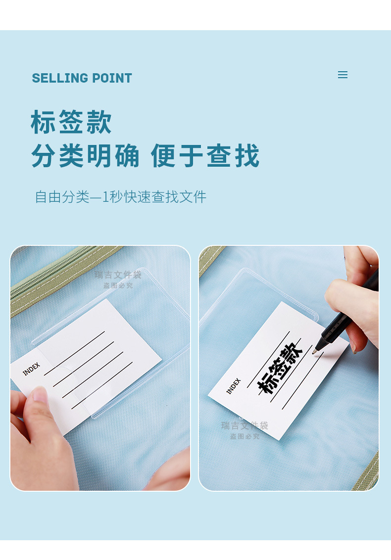 Macaron A4 File Bag Nylon Net Student Test Paper Double-Layer Information Bag Portable Office File Buggy Bag Wholesale Macaron A4 File Bag Nylon Net Student Test Paper Double-Layer Information Bag Portable Office File Buggy Bag Wholesale